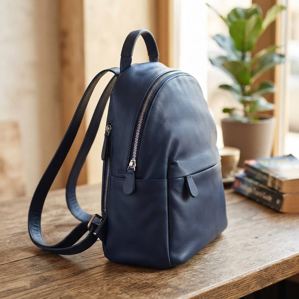 Women's Leather Backpack "Aura"
